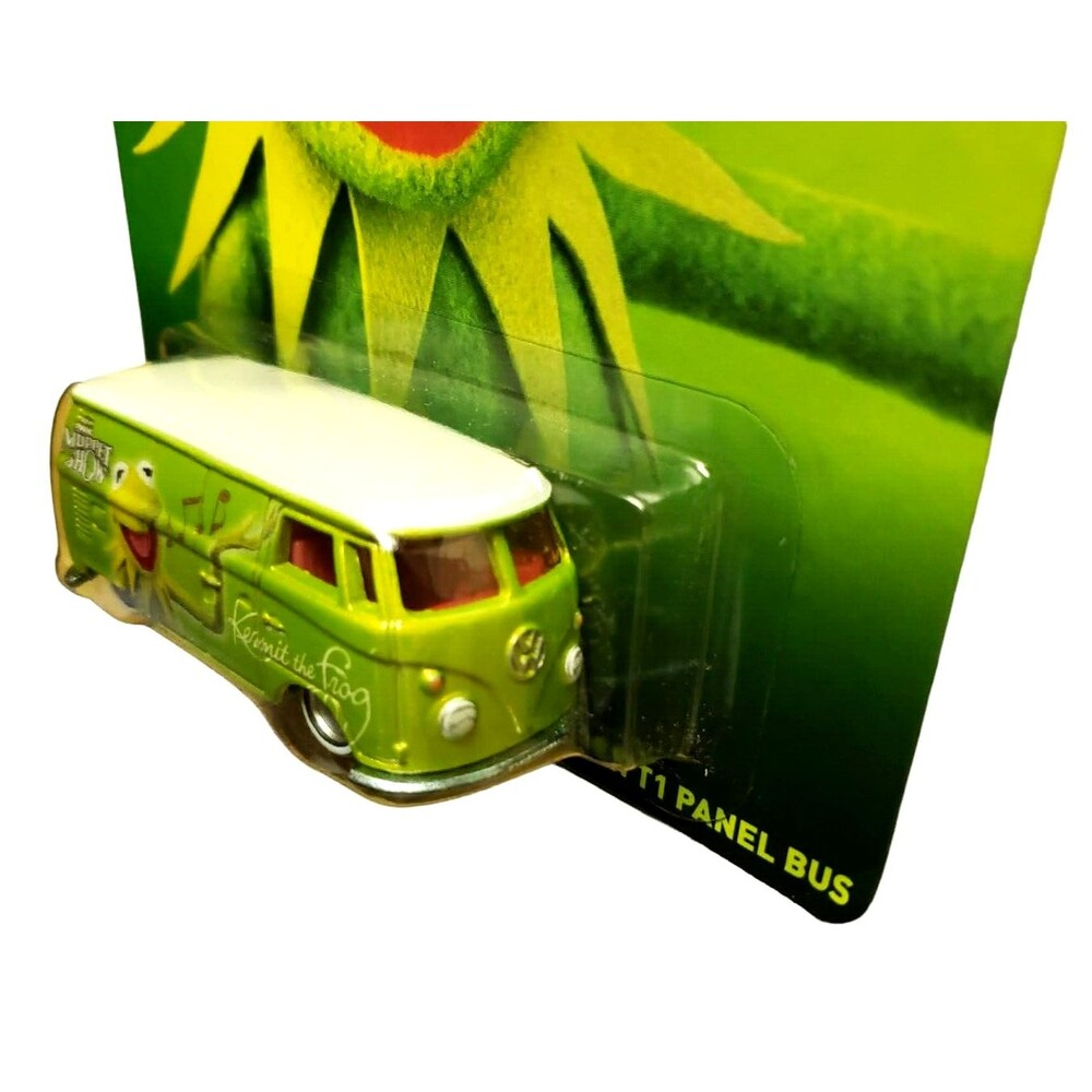 2014 Hot Wheels Pop Culture: The Muppets VOLKSWAGEN T1 PANEL BUS Lime Green 1:64 - Picture 8 of 14